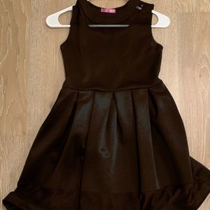 AQUA black with mesh XS dress